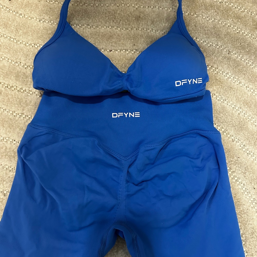 Electric Blue Dfyne Workout Set - image 4